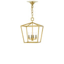 Currey & Company 9000-04-C Denison 4 Light Lantern in Contemporary Gold Leaf 12