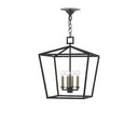 Currey & Company 9000-04-C1 Denison Black 4 Light Lantern in Mole Black 3