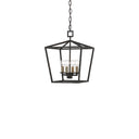 Currey & Company 9000-04-C1 Denison Black 4 Light Lantern in Mole Black 5