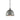Currey & Company 9000-0426 Earthshine Steel Small Pendant in Blackened Steel - Crescent Harbor
