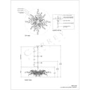 Currey & Company 9000-0438 Forest Dawn 8 Light Chandelier in Washed Lucerne Gold/Natural 7