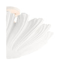 Currey & Company 9000-0466 Hadley Semi-Flush in Gesso White 2
