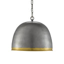 Currey & Company 9000-0477 Matute Pendant in Pewter/Polished Brass 3