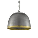 Currey & Company 9000-0477 Matute Pendant in Pewter/Polished Brass 4
