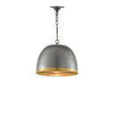 Currey & Company 9000-0477 Matute Pendant in Pewter/Polished Brass 5
