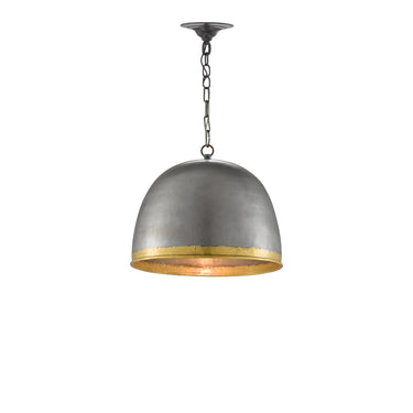 Currey & Company 9000-0477 Matute Pendant in Pewter/Polished Brass 5