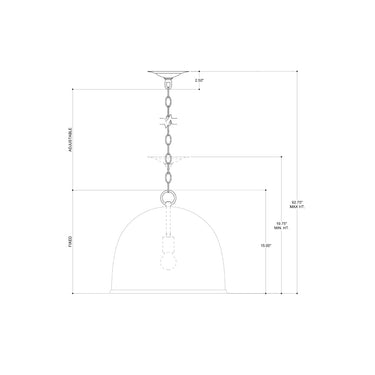 Currey & Company 9000-0477 Matute Pendant in Pewter/Polished Brass 6