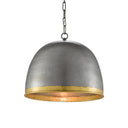 Currey & Company 9000-0477 Matute Pendant in Pewter/Polished Brass 1