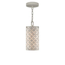 Currey & Company 9000-0490 Ellison Pendant in Pearl/Antique Silver Leaf 5