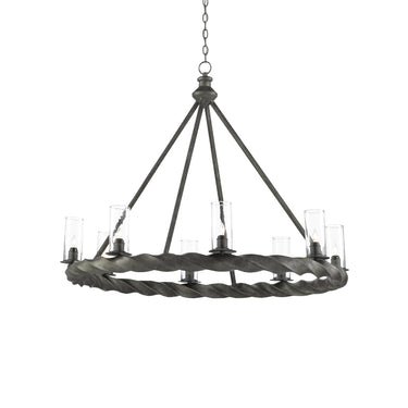 Currey & Company 9000-0511 Orson 8 Light Chandelier in Light Mole 3