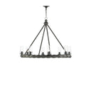 Currey & Company 9000-0511 Orson 8 Light Chandelier in Light Mole 5