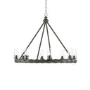 Currey & Company 9000-0511 Orson 8 Light Chandelier in Light Mole 1