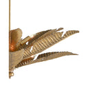 Currey & Company 9000-0544 Tropical 6 Light Semi-Flush in Vintage Brass 2