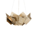 Currey & Company 9000-0549 Artiste 3 Light Chandelier in Silver Leaf 1