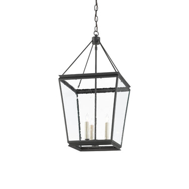 Currey & Company 9000-0550 Ellerman 3 Light Lantern in Old Iron 3