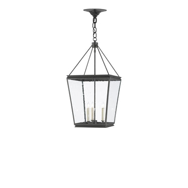 Currey & Company 9000-0550 Ellerman 3 Light Lantern in Old Iron 4