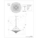 Currey & Company 9000-0560 Gaborone 4 Light Chandelier in Natural/Contemporary Gold Leaf 6