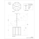 Currey & Company 9000-0574 Daze Pendant in Antique Brass/White 5