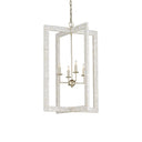 Currey & Company 9000-0575 Arietta Chandelier in Mother of Pearl/Contemporary Silver Leaf 4