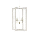 Currey & Company 9000-0575 Arietta Chandelier in Mother of Pearl/Contemporary Silver Leaf 5