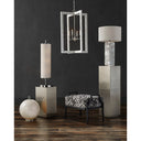 Currey & Company 9000-0575 Arietta Chandelier in Mother of Pearl/Contemporary Silver Leaf 7