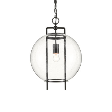 Currey & Company 9000-0599 Breakspear Pendant in Antique Black 3