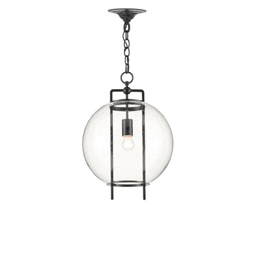 Currey & Company 9000-0599 Breakspear Pendant in Antique Black 4
