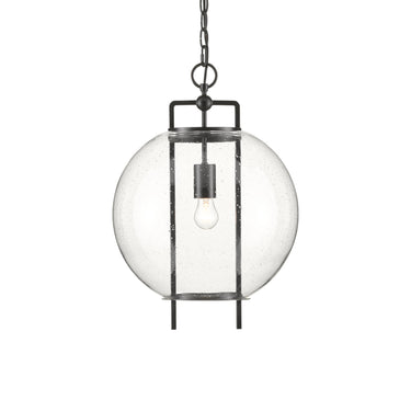 Currey & Company 9000-0599 Breakspear Pendant in Antique Black 1