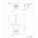 Currey & Company 9000-06-C1 Bastian 6 Light Lantern in Chateau Gray/Contemporary Silver Leaf 11