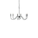 Currey & Company 9000-06 Tirrell 27 Light Chandelier in Antique Black 15