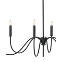 Currey & Company 9000-06 Tirrell 27 Light Chandelier in Antique Black 16