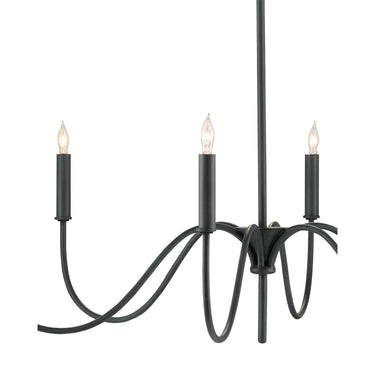 Currey & Company 9000-06 Tirrell 27 Light Chandelier in Antique Black 16