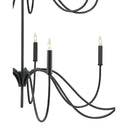 Currey & Company 9000-06 Tirrell 27 Light Chandelier in Antique Black 10