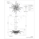 Currey & Company 9000-0608 Forest Dawn 8 Light Chandelier in Textured Silver/Natural 8