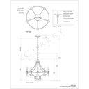 Currey & Company 9000-0641 Novella Small Chandelier in Mayfair 10