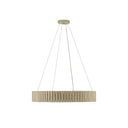 Currey & Company 9000-0646 Tetterby 6 Light Chandelier in Light Taupe/Smokewood 4