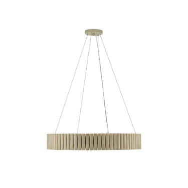 Currey & Company 9000-0646 Tetterby 6 Light Chandelier in Light Taupe/Smokewood 4