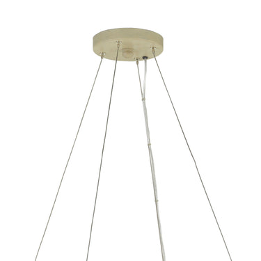 Currey & Company 9000-0646 Tetterby 6 Light Chandelier in Light Taupe/Smokewood 5
