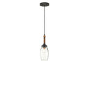 Currey & Company 9000-0650 Hightider Pendant in French Black/Natural Rope 3