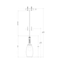 Currey & Company 9000-0650 Hightider Pendant in French Black/Natural Rope 4