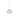 Currey & Company 9000-0667 Crystal Bud 1-Light Multi-Drop Pendant in Painted Silver/Contemporary Silver Leaf - Crescent Harbor
