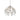 Currey & Company 9000-0671 Crystal Bud Rectangular 15-Light Multi-Drop Pendant in Painted Silver/Contemporary Silver Leaf - Crescent Harbor