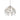 Currey & Company 9000-0672 Crystal Bud 30-Light Multi-Drop Pendant in Painted Silver/Contemporary Silver Leaf 2
