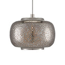 Currey & Company 9000-0694 Pepper 36-Light Multi-Drop Pendant in Painted Silver/Nickel 2