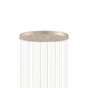 Currey & Company 9000-0694 Pepper 36-Light Multi-Drop Pendant in Painted Silver/Nickel 4