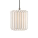 Currey & Company 9000-0711 Dove 7-Light Multi-Drop Pendant in Painted Silver/White 2