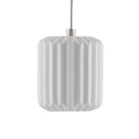 Currey & Company 9000-0711 Dove 7-Light Multi-Drop Pendant in Painted Silver/White 3
