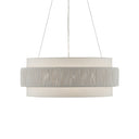 Currey & Company 9000-0735 Rousham 6 Light Chandelier in Beige/Sugar White 2
