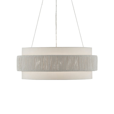 Currey & Company 9000-0735 Rousham 6 Light Chandelier in Beige/Sugar White 2