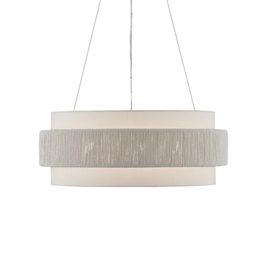 Currey & Company 9000-0735 Rousham 6 Light Chandelier in Beige/Sugar White 4